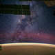The Milky Way from the space station.